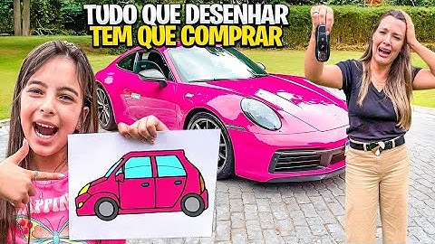 TUDO QUE ELA DESENHAR EU VOU COMPRAR NO SHOPPING