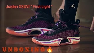 UNBOXING - Jordan XXXVI " First Light "