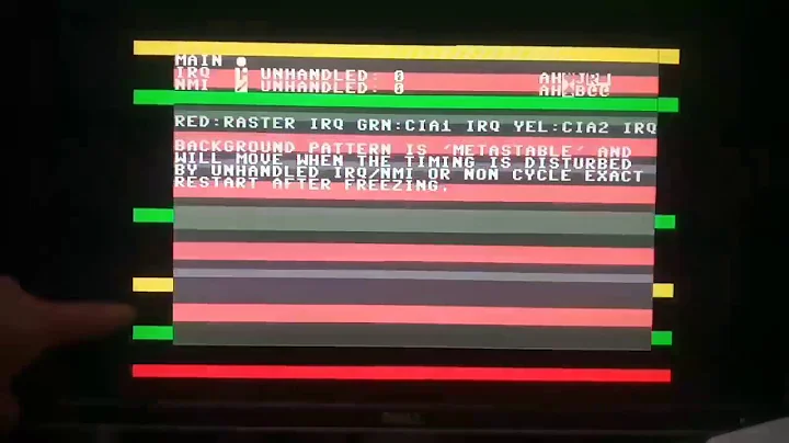 MEGA65 Video-Synchronised Freeze and Unfreeze