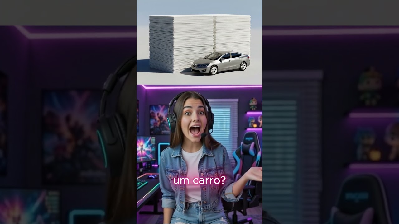 Você consegue dobrar um papel 7 vezes? 📄🤯