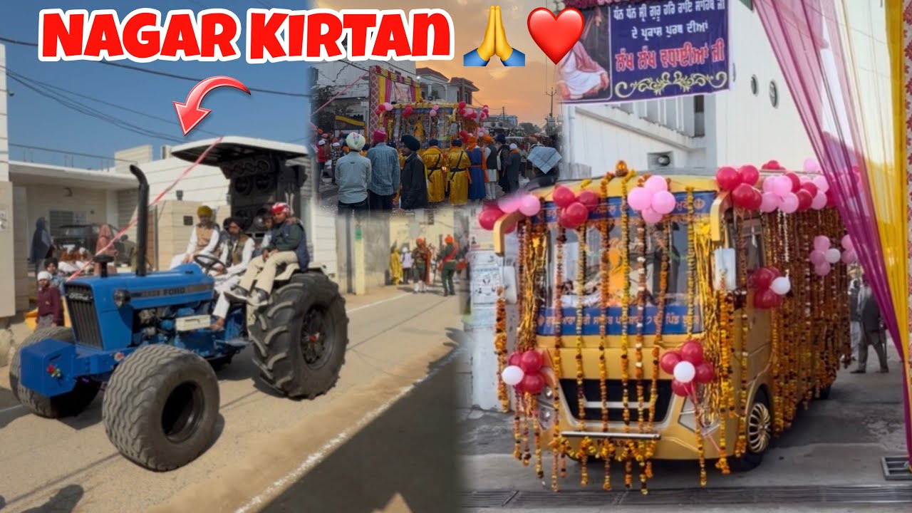 ਸਾਡੇ ਪਿੰਡ ਦਾ ਨਗਰ ਕੀਰਤਨ 🙏❤️ // NAGAR KIRTAN PIND Jhuner 📍2026