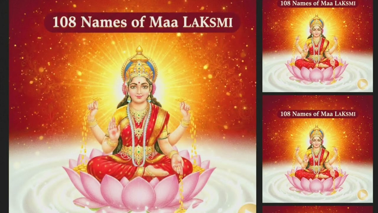 Friday Special Devotional 2026| |Lakshmi Mata 108 Naam Jaap | धन, सुख और समृद्धि का मंत्र