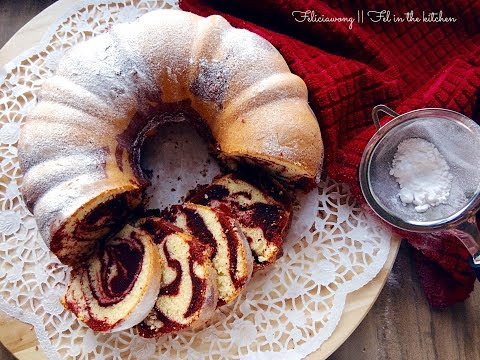 RED VELVET MARBLE BUNDT CAKE