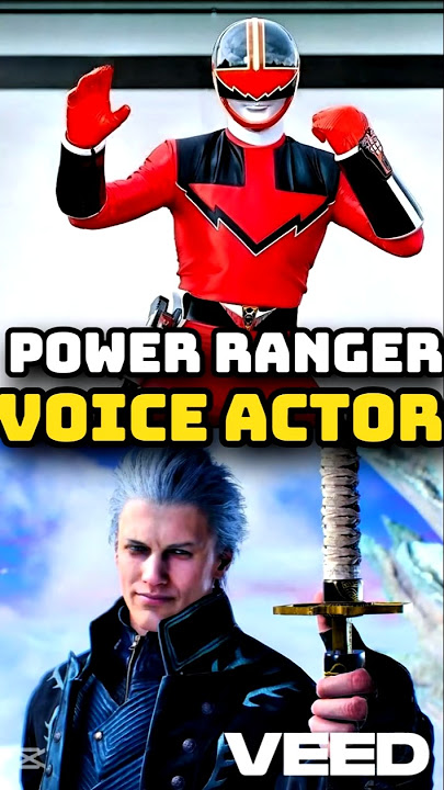 Power Ranger actors who are Voice Artists #powerrangers #redranger #powerrangerstimeforce #shorts