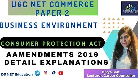 Consumer Protection Act for Ugc net Commerce | Consumer protection act 2019| #Ugcnet #NETJRF #COPRA