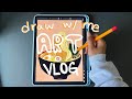 🎨  Room Art Vlog EP. 1: Speed draw with me using procreate on a iPad Pro