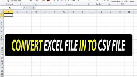 Convert Excel to CSV File - XLSX to CSV - Excel to Text Comma Delimited File