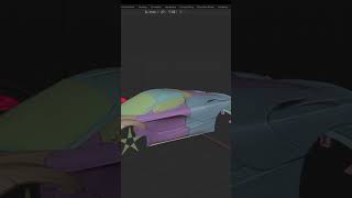 3D MODELING A FERRARI part 15 #3dmodeling #blender3d #ferrari #b3d #automobile