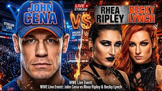 JOHN CENA vs RHEA RIPLEY & BECKY LYNCH😱1v2 AA VS MAMI MAN| WWE 2K25 #verticallive #wwe2k25 #shorts