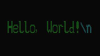 Smallest Hello, World!\n program