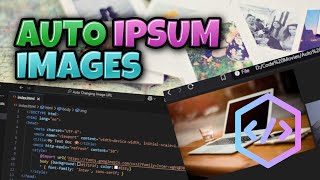 AUTOMATIC ipsum IMAGES in HTML for Placeholders #html
