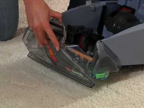 hoover carpet cleaner attachment not spraying