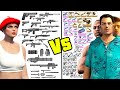 Gta online vs gta trilogy  all weapons and sounds in 123 seconds