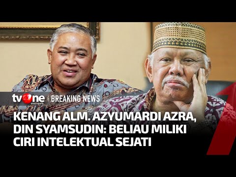 BREAKING NEWS! Din Syamsudin: Prof Azyumardi Azra Sangat Berjasa dalam Dunia Pers Indonesia | tvOne