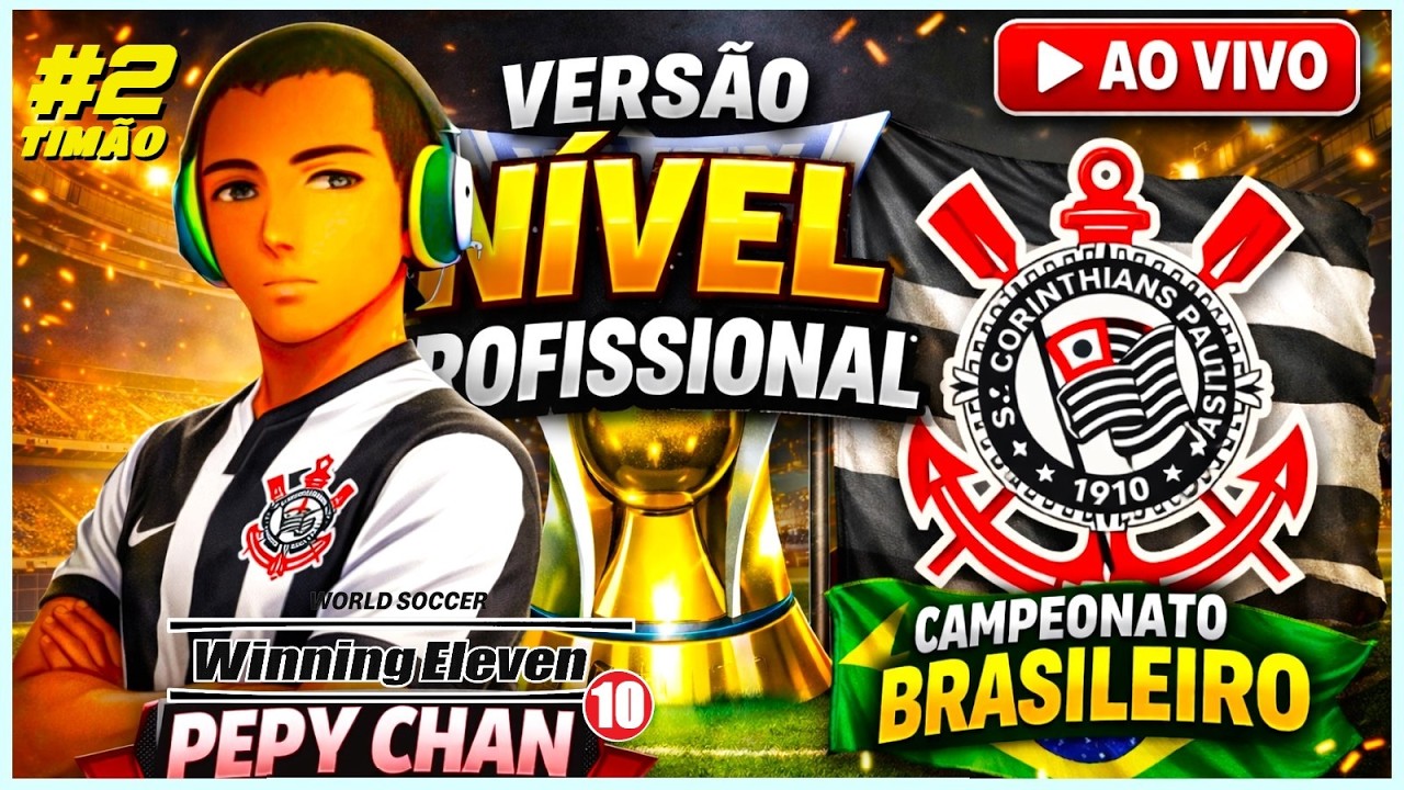 ⚽Winning Eleven 10 :🦅CORINTHIANS: Em Busca da Glória no Brasileirão #2 #winningeleven10 #timão #we10