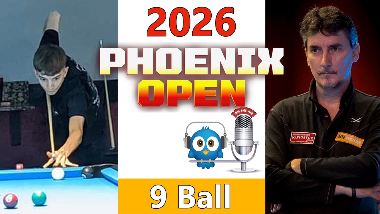 Johnny Archer vs Nick Kline - 9 Ball - 2026 Phoenix Open