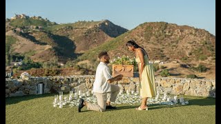 Dreamy Malibu Proposal with Gorgeous Mountain Views 🥂✨