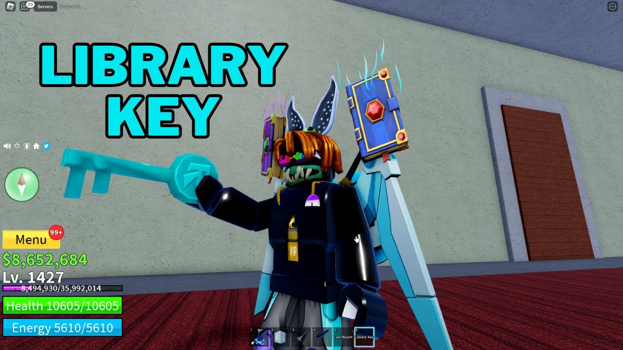 What Does The Library Key Do? (Ice Admiral Boss Drop) 