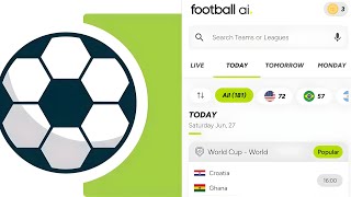 تطبيق التنبؤ بمباريات كرة القدم بالذكاء الاصطناعي: نظرة شاملة وكيفية الاستخدام (شرح كامل) screenshot 3