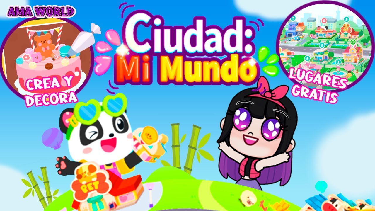 Un hermoso Mundo de Pandas 🐼​con todo GRATIS✨​