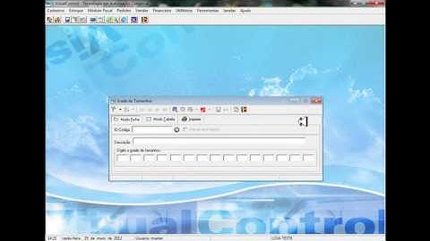Cadastros de Estoque   VisualControl