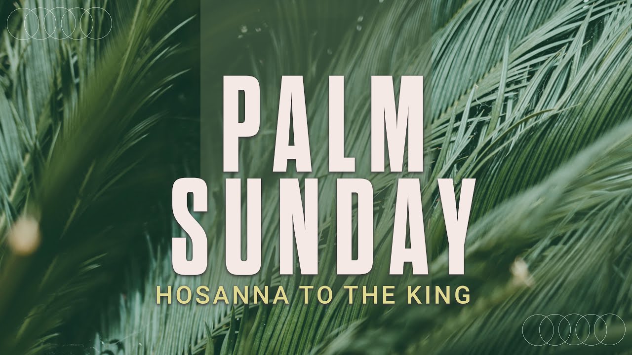 Palm Sunday - Hosanna to the King - YouTube