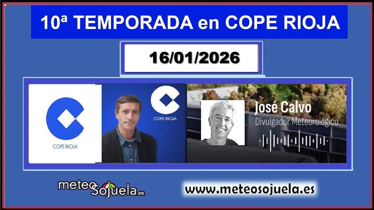 Meteosojuela en la radio. COPE RIOJA. 16/01/2026