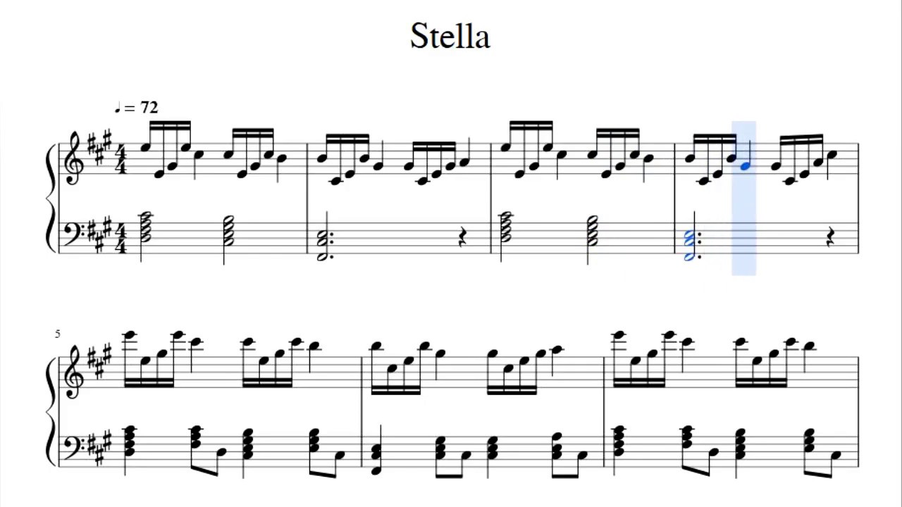 ピアノ楽譜sheet Music Stella Fling Posse ヒプノシスマイク Youtube ピアノ楽譜sheet Music Stella Fling Posse ヒプノシスマイク Youtube