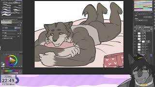 お絵描き練習配信