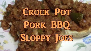 Pork BBQ Sloppy Joes