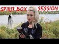 Spirit Box Session At A Haunted River...