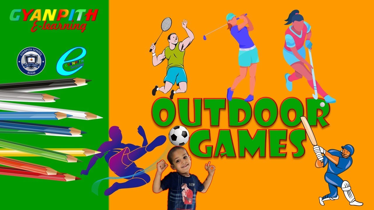 Outdoor Games Names For Kids Animated Video for Children Outdoor