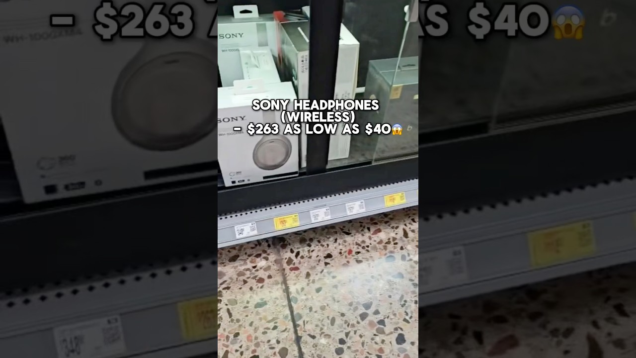 $263 Sony Wireless Headphones only $40! 🎧🔥 Walmart clearance! 