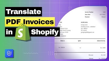 How to Translate PDF Invoices in Shopify | Quick and Easy Tutorial