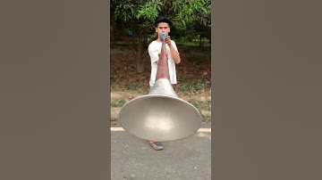 Mini Horan toy and big size Ahuja Horn speaker ki unboxing and testing 🎷 #tvwasi