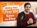 How to Get Your First 100 Sales on Etsy Fast (2026 Guide) #gainsy #etsytools #etsytips #etsyseller