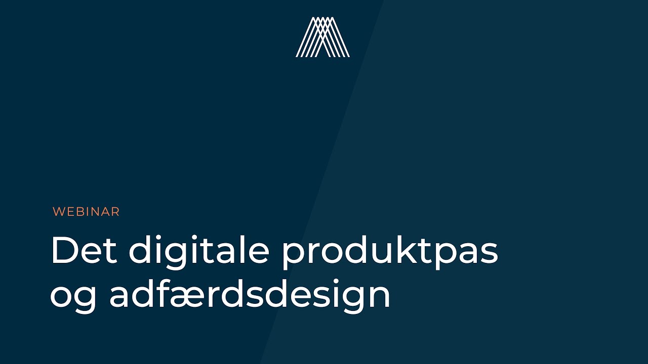 Webinar med Trine Plambech: Det digitale produktpas adfærdsdesign
