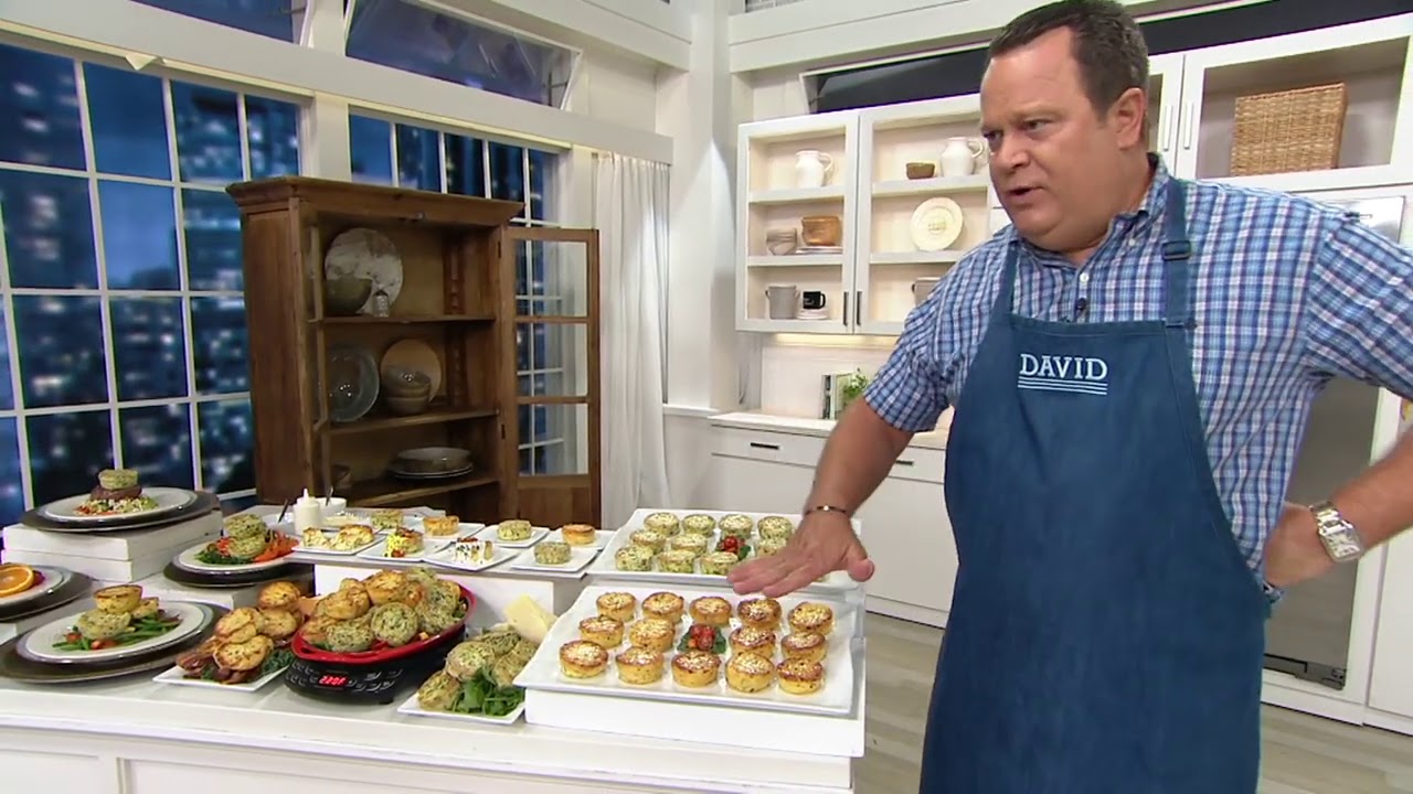 Oak Stove Kitchen (14) 3.5oz Choice of Crustless Quiche on QVC YouTube