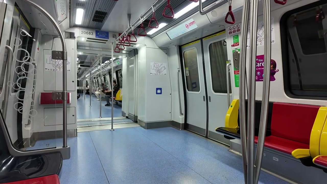 MRTravels on the Thomson-East Coast Line: CT251 Trainset 2068 from Woodlands to Woodlands North