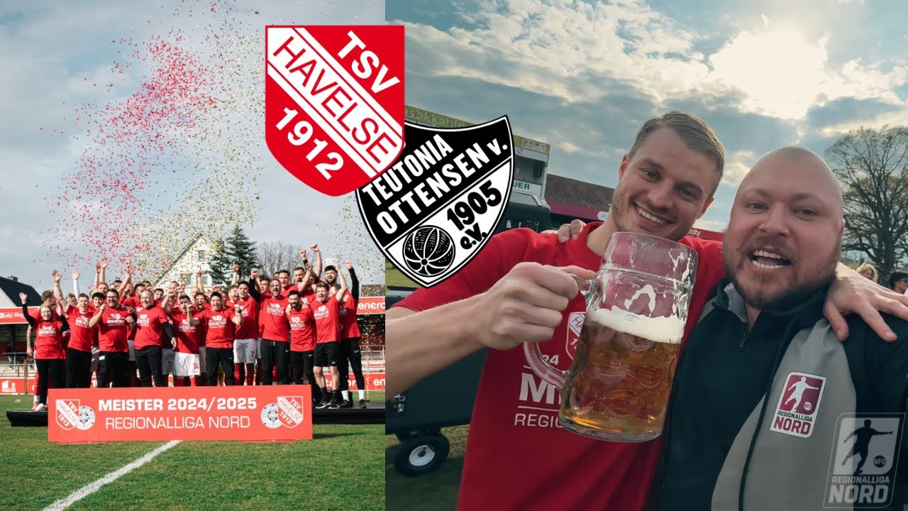 HAVELSE ist REGIO NORD MEISTER🏆 TSV Havelse vs Teutonia Ottensen Stadionvlog