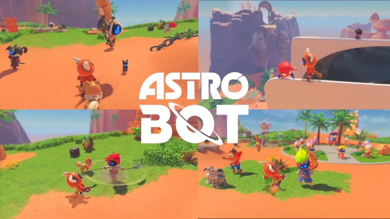 Astro Bot - All Bot Interactions - YouTube