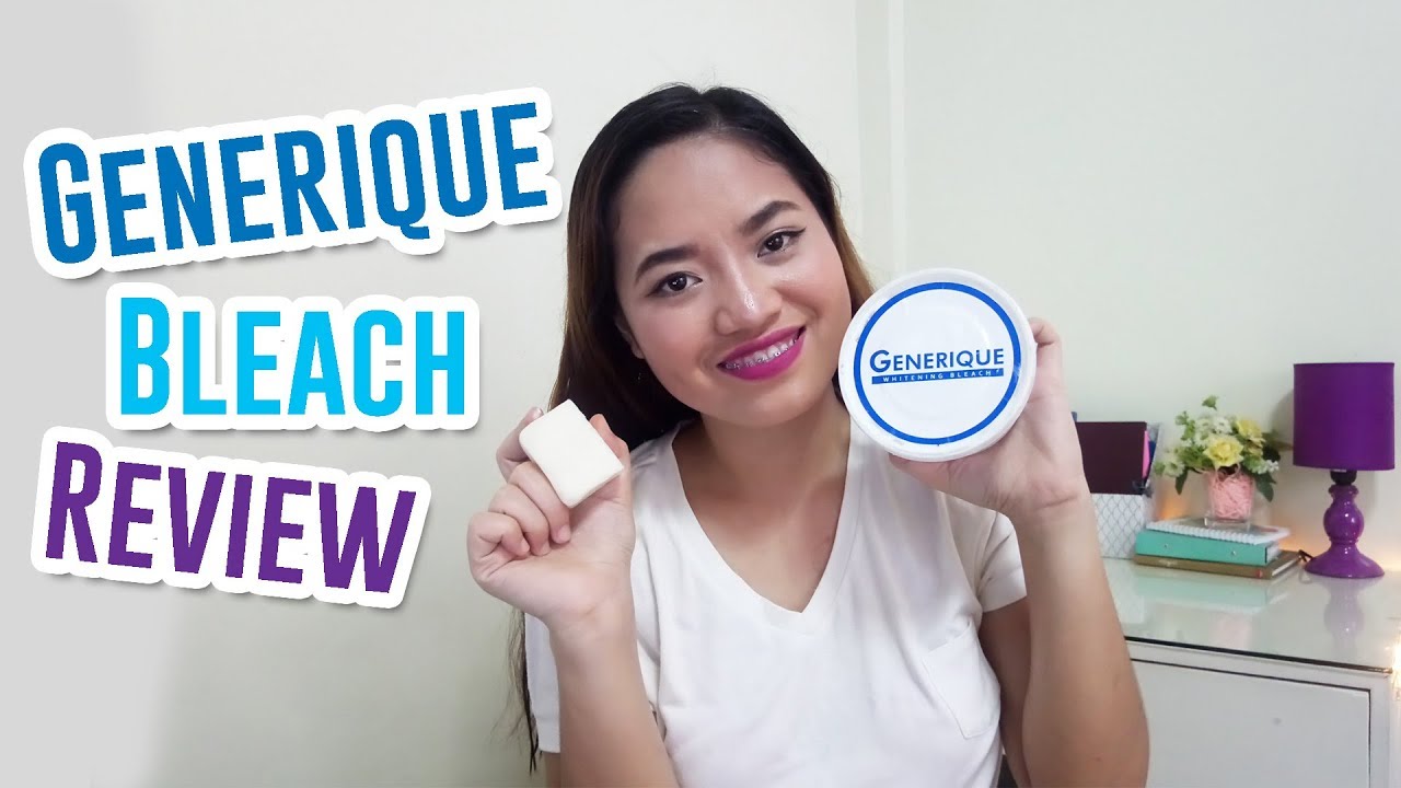 GENERIQUE Whitening Bleach and Soap First Impression Review 🍓 JoyOfMia