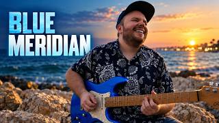 Blue Meridian — Melodic Guitar Solo | TAB   Backing Track
