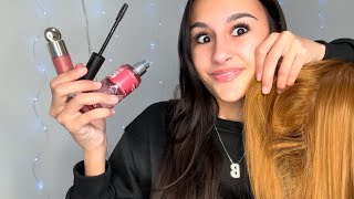 ASMR| Obsessed bestie gives you a 20+ minute makeover *hair,makeup,skincare,etc*