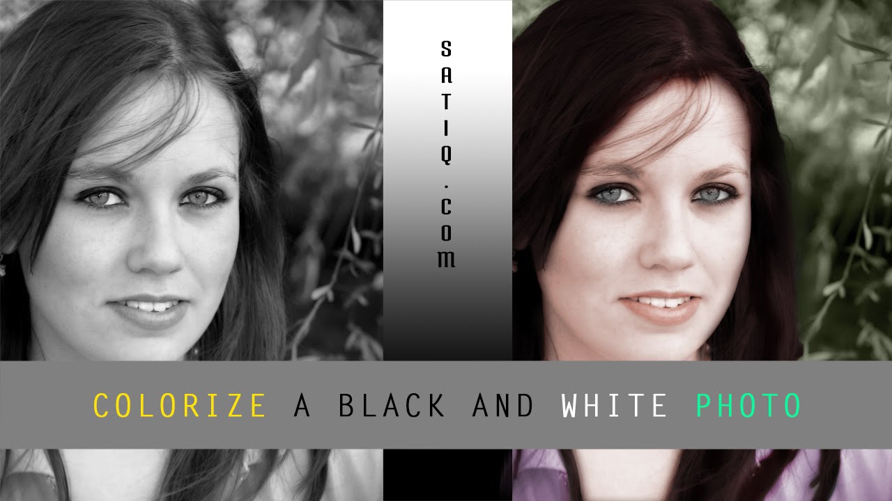 coloring black and white photos photoshop