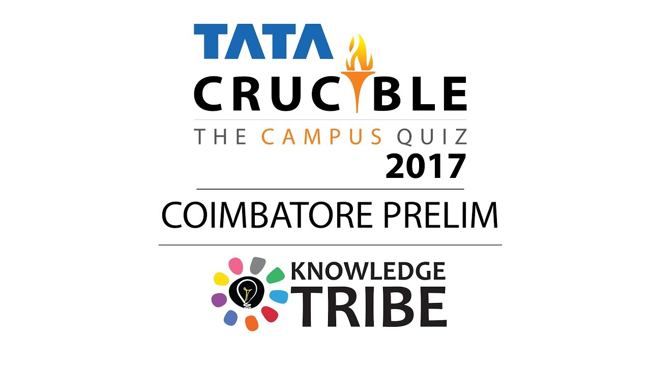 TATA Crucible Campus 2017 Prelims Recap - Coimbatore