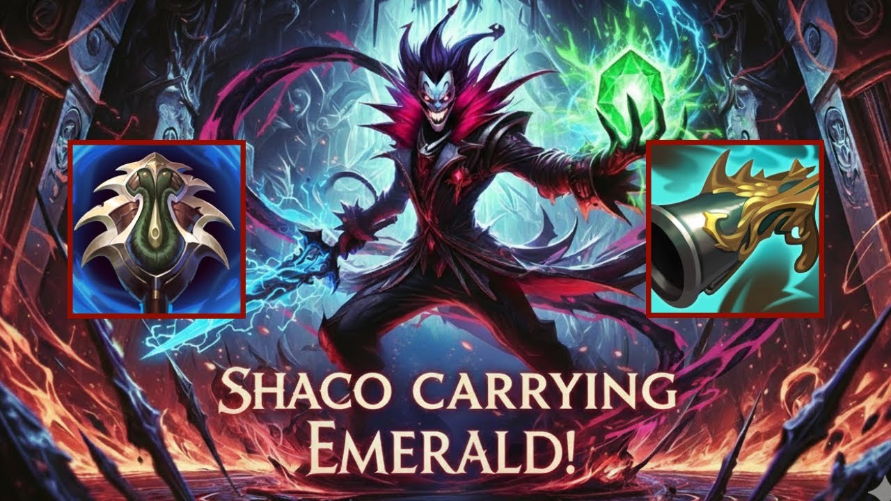 Lethality Navori Shaco carrying Emerald! - S15 [League of Legends] Full ...