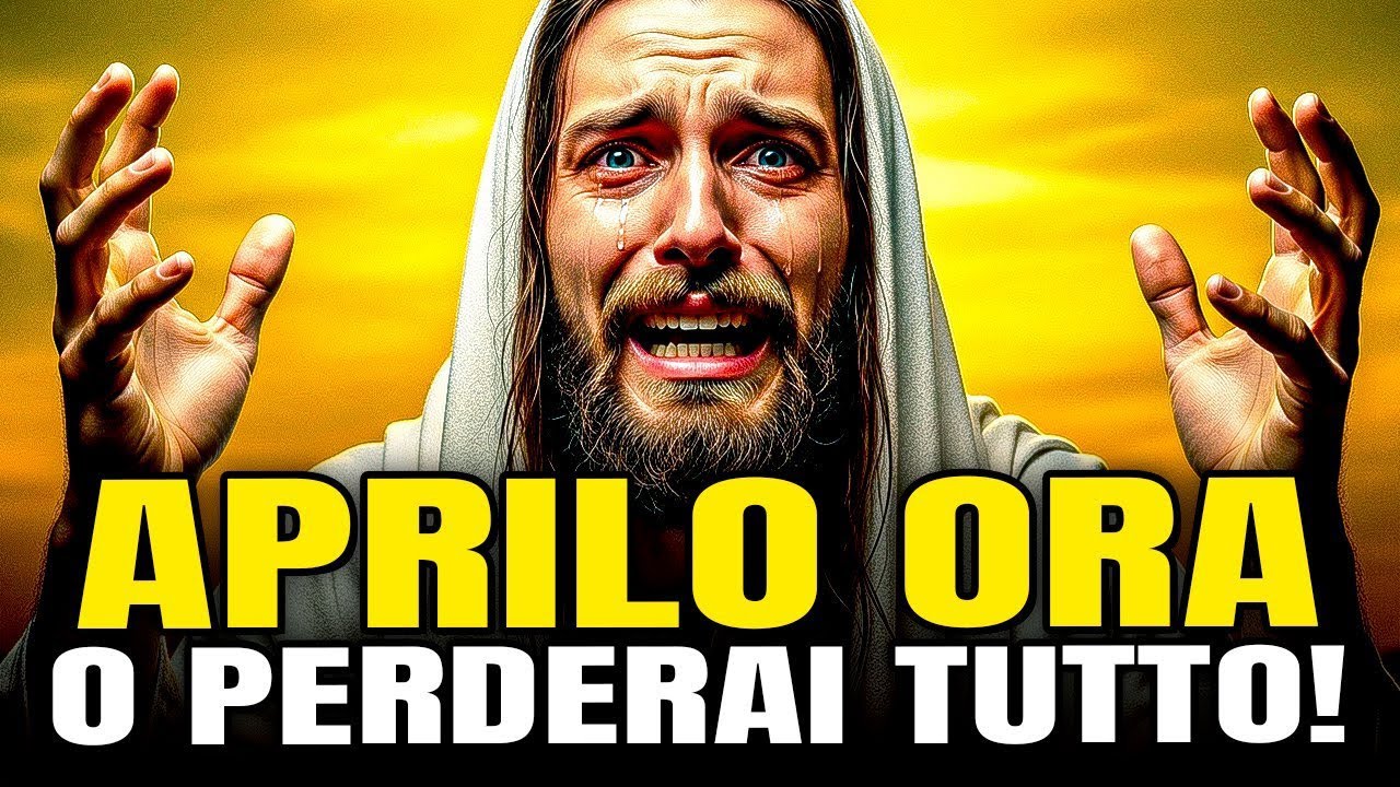 FIGLIO, RESTANO SOLO POCHI SECONDI! DIO TI MANDA QUESTO MESSAGGIO URGENTE