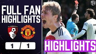 Rasmus SAVES UNITED! VAR DISGRACE! Bournemouth 1-1 Manchester United Highlights