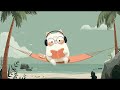 LoFi Chillhop by the Ocean 🌊 – Relaxing Beats with Cat on the Beach | Study, Relax, Sleep